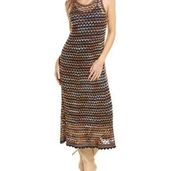 missoni brown dress Missoni SLEEVELESS LONG DRESS $1,252.93 USD